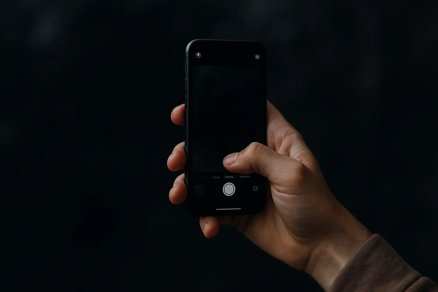 person taking a photograph